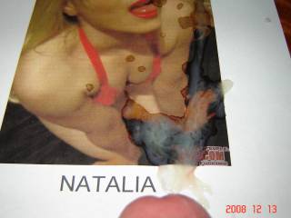 Natalia Tribute 8 - All my cum for Natalia !