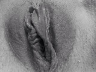 Black and white is very sensual.  Great pic.  Wonderful closeup
