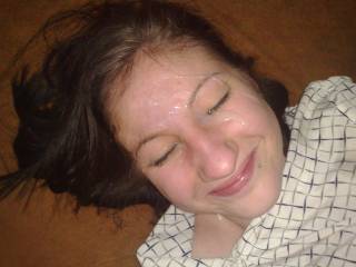 she claimed she didnt like it but she is still smiling