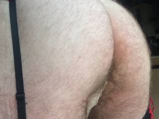 wishing I could rub my little cock over your sexy ass