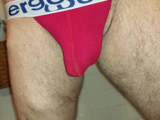 Ergowear Red Underwear.  People say I look good in RED