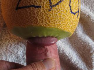 Fucking a fresh and fruity melon in tribute to all the horny zoig-girls!
avid lips and gaping holes welcome