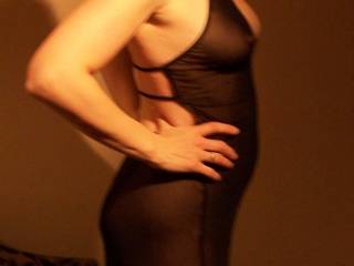 Very sexy. I would love to go out with your and watch all the men stare at your amazing tits. Then maybe we could go and fuck somewhere in public where people could hear us moaning and maybe come over and watch.