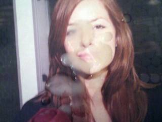 Cum all over a work colleague