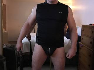 new leather thong