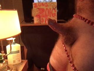 Spreading some love with my precum glazed cock in the videochat room last night. WIsh YOU had been there ; )