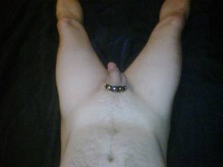 Nice smooth cock, like your cock ring.