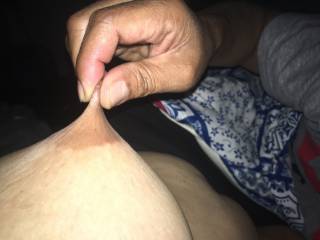 nipple stretching