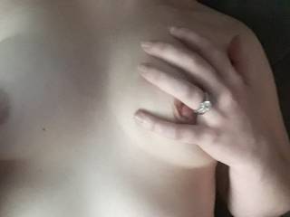 playing with myself while hubby pounds my pussy!