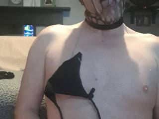 Just put fishnets around my neck and face