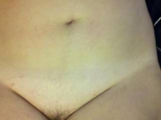 Can imagine my cum covering that tummy.....running down into those pubes.....