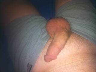 That's a very delicious and beautiful looking cock and balls ;-) ;-P