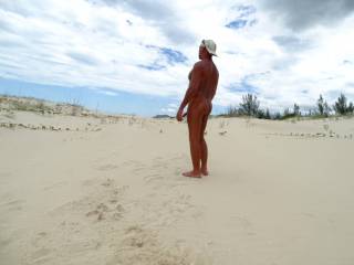 enjoying the Brazilian sunshine on a deserted beach .......