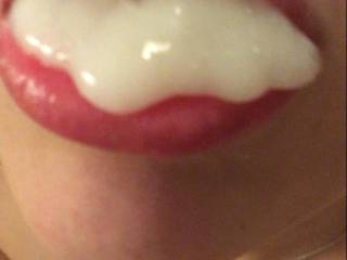 Such a sweet warm mouthful of his awesome cum