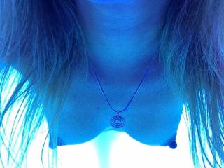 Mmm not only are you one very pretty lady you've got all the right equipment too...mmm perfect titties and oh my...rock hard nipples too...oh I'd so love to get to know you better and I can just imagine my balls bouncing against your chin X