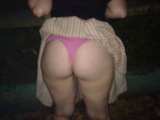 Beautiful arse and the panties are great on you  xxx peter