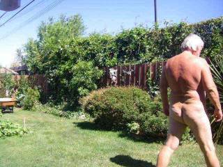 I'm not female, but I like hanging out nude...I hang  out naked in my privatized yard too...can we get together?