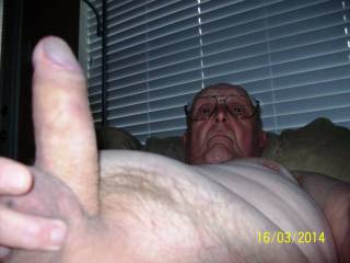nice fat mature cock you have--bi-cur likes it