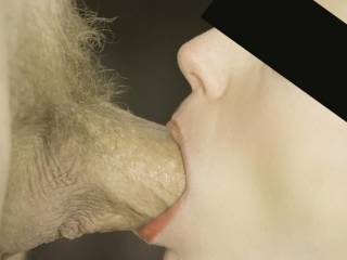 Stretching My Mouth and Throat Around His Thick Cock... Want to Join Me..?