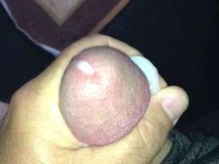 Mmmm, I bet his cock feel hot and so good to hold....It looks so delicious. My pussy is getting wet from looking at your cock pictures and thinking of having It in my mouth cumming Mrs.M