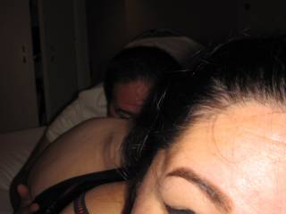 Being a good cuckold and eating my wife\'s asshole... getting her horny for her fans to enjoy...
