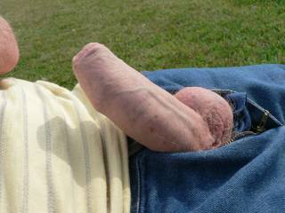 joanne wanted to take some photos of my cock outdoors so here they are