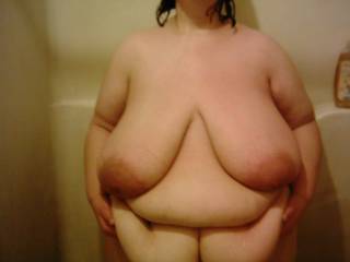 Yesssssssss and suck each of those big beautiful nipples while toweling them bury my face between em while my fingers reach down feeling how wet she is getting so turned on!