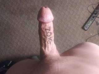 My wide juicy cock waiting for attention. Only at ZOiG!