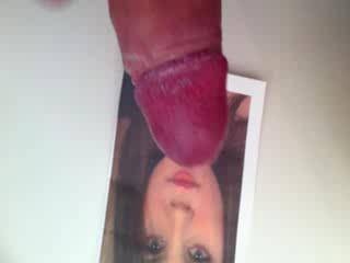 This girl loves a load on her pic