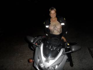 hi all
it may sound odd but I found the best place to sit to get my pussy vibrated when we are on the bike, I came twice that night.
dirty comments welcome
mature couple