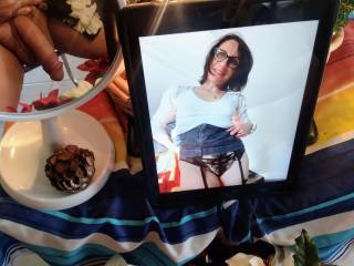 A creative and colorful mirror monitor tribute for a sexy slut wife from France! Hope you find this sexually stimulating. Comments, likes and request appreciated!