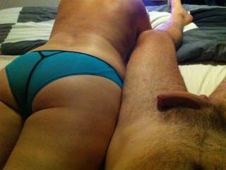 Just a cock and a hot ass!