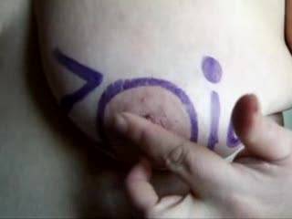 I adore your tits.  Oh how wonderful it would be to play with them, suck and nibble your swollen hardened nibbles.  I'd thrill at bathing you.