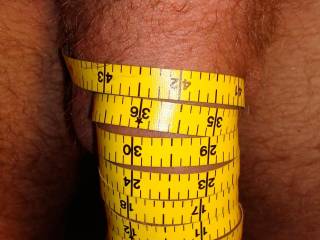 I have a measuring fetish.
I get off on ladies with (small) hands using rulers to measure (big) cock.

Hanging post stiffy with 6 inches around.