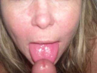 Mmmm, id love to have your how wife licking mine too, tasting my sweet precum 😍😍😘😘