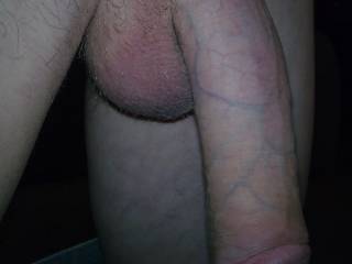 Newly shaved and a beautiful, big,thick,long vanilla cock ;-)
