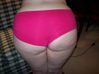 Lupo\'s wife from here on zoig showing off her great ass.  I love it when married women stop by to show me their panties!