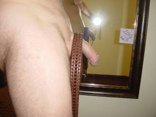 Want to hang your belt on my cock?