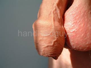 OMG, what a delicious cock and amazing cumfilled balls!!! I like your foreskin, I want to taste... can I make you big and hard???