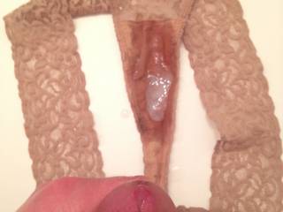 cumming on panties