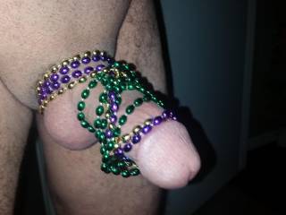 Tied in beads