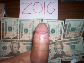 Zoig Cock Shot for Sept Money Theme