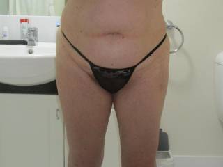 Love going out with the flimsiest of panties on.  The g-string rubbing against my clit all night makes me so wet and horny.