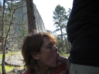 I love it when my wife gives me BJ's in the forest :)
