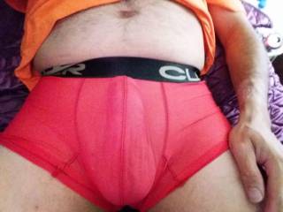Tease my cock through my undies 😋😏
