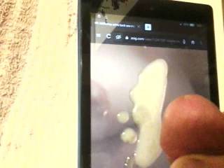 Cumshot of a video cum tribute to milfhoney.