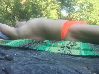 Central Park, Bikini, sunbathe