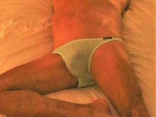 Love to wear see through Nylon Panties.