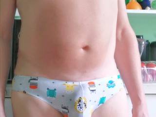 I like my new undie. Very soft and smooth fabric. Feels great on the skin.