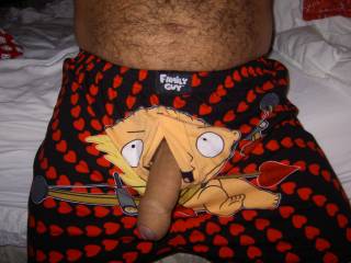trying on some new undies